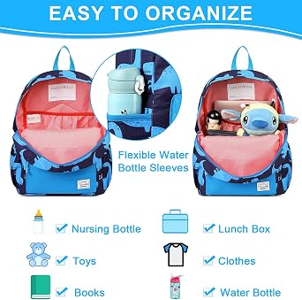 VASCHY Kids Backpack Children's Rucksack School Bag for Boys Girls, Age 2-8