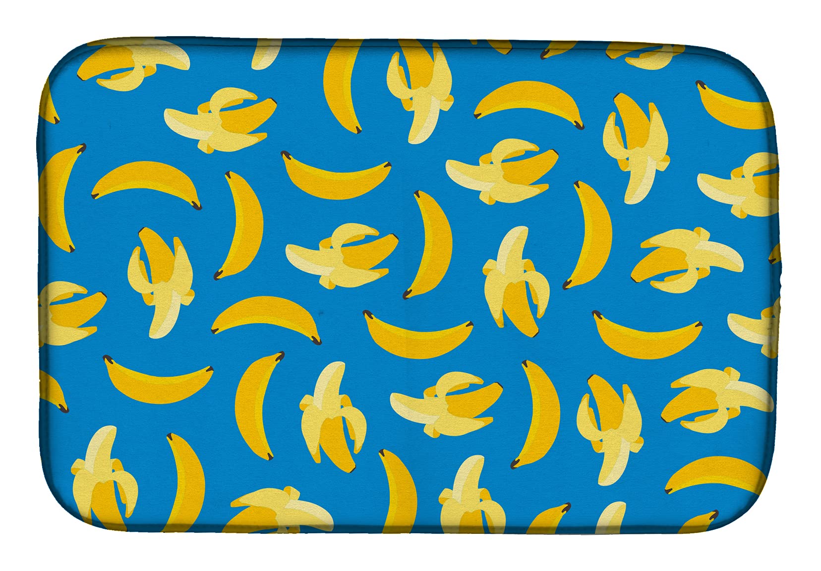 Tapis de séchage Bananas cuisine propre, déco exotique et pratique