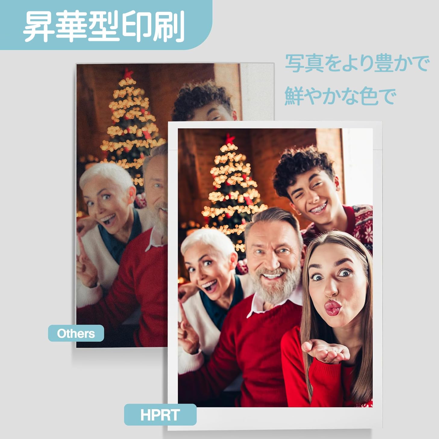 Amazon.co.jp: HPRT CP2100 ミニ 写真プリンター かわいい Bluetooth