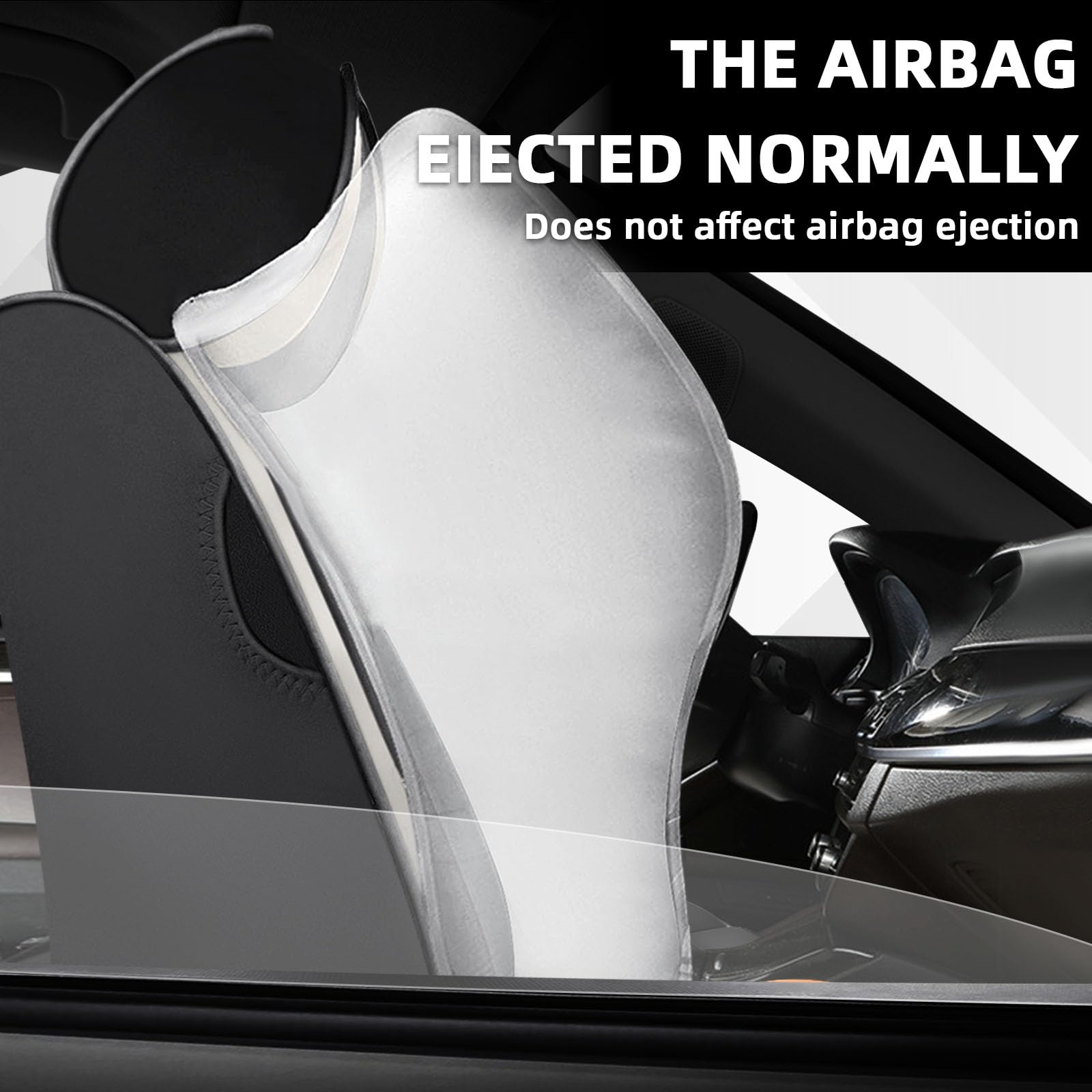Car Seat Cover Fit For Nissan 350Z 2003-2009,Compatible Airbag Non-Slip Waterproof Seat Covers,Car Seat Protector Premium Interior (Standard 2 Seats,Gray White), Seat Covers - Canada - View #8