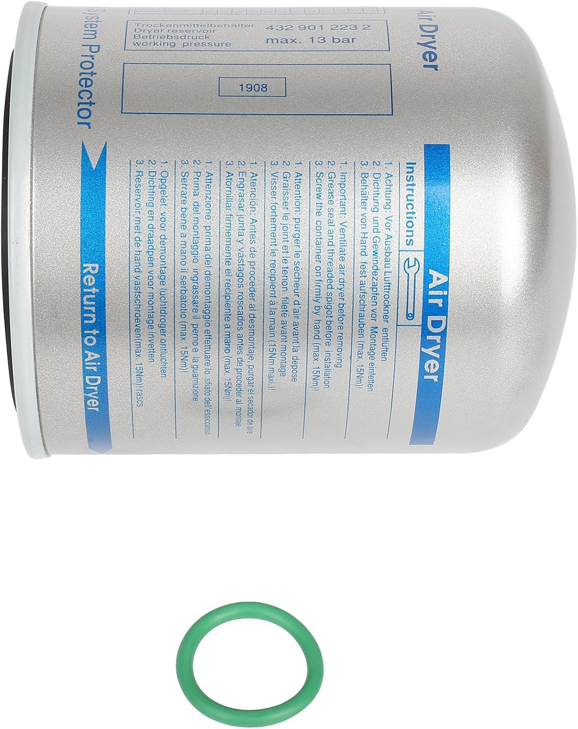 ECCPP Air Dryer Direct Replacement for Kenworth for Volvo for Freightliner for Columbia 21620181 12V