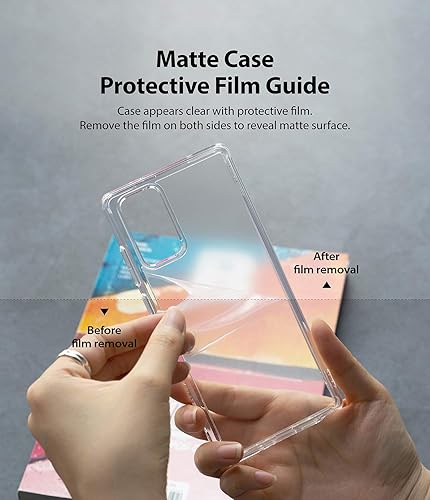 Miniatura 2 de Ringke Fusion - Carcasa para Samsung Galaxy Note 20 Ultra, antihuellas dactilares y textura satinada, transparente mate