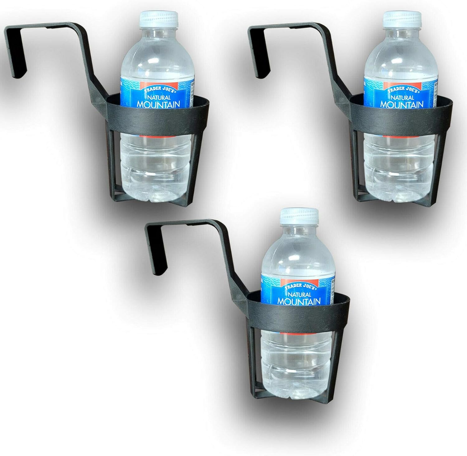 Agger 3Pcs Cup Holder Auto Drink Water Bottle Stand Bottle Drink Holder Car Truck Rack Interior Door Window Mount Bracket