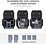 K&F Concept Camera Backpack, Hard Shell Camera Bag, Large Capacity Photography Backpack with 15.6" Laptop