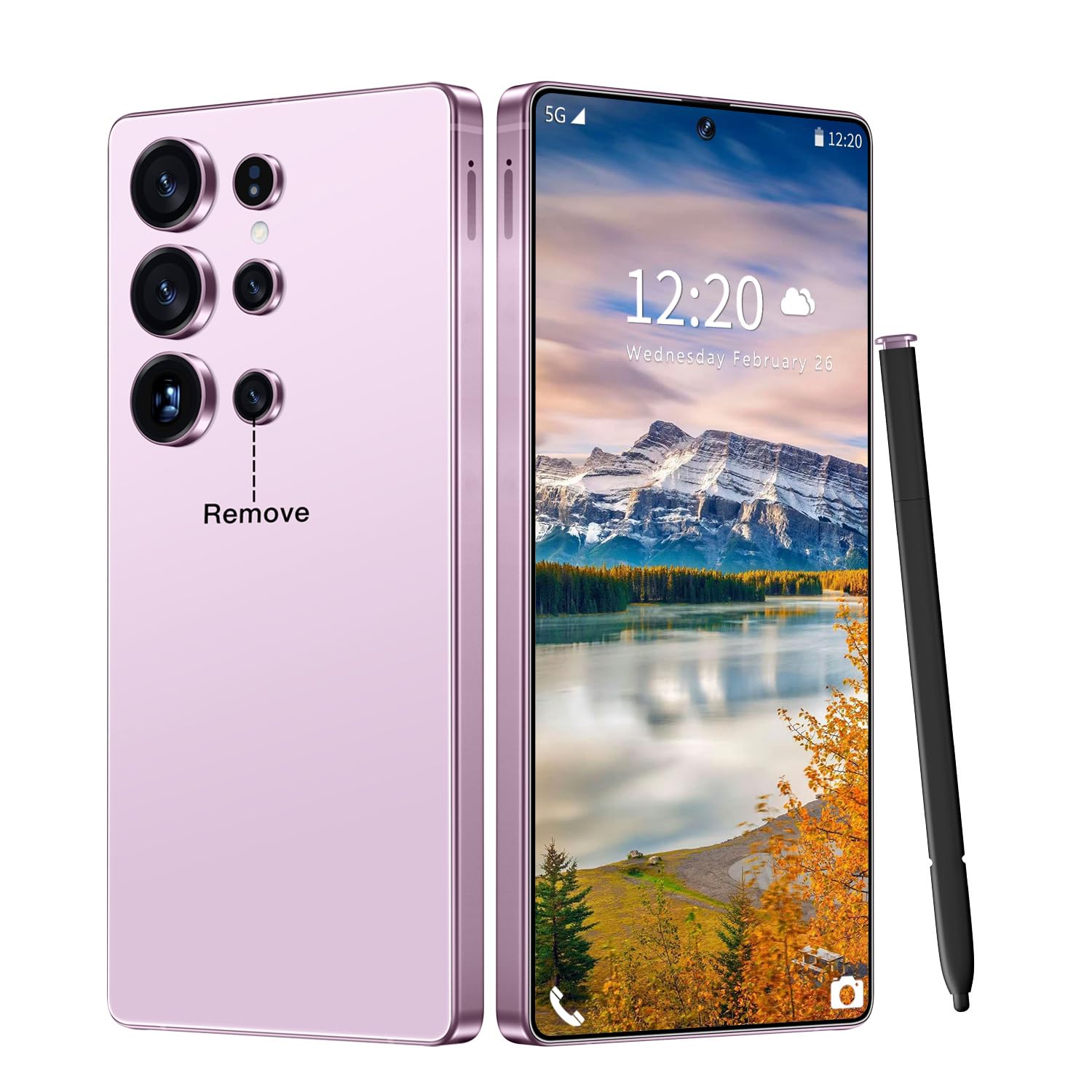 I26 Ultra Business 5G Smartphone, Dual SIM, 12GB+512GB, Snapdragon 8 Gen 4, 6.99" Screen, 7000mAh, Android 15, Stylus Pen & Face Unlock (Pink)