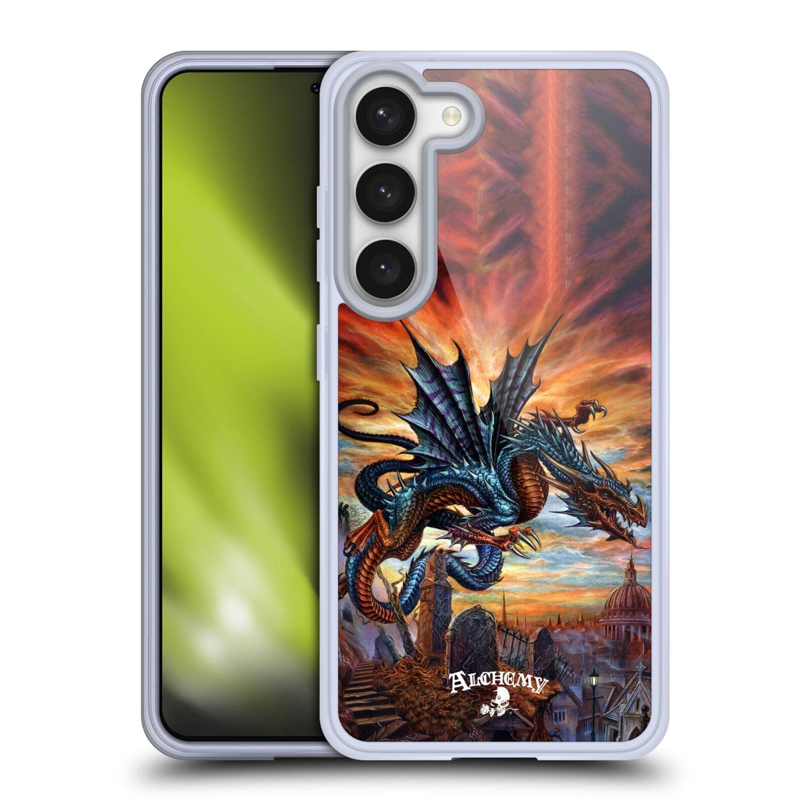 Funda Dragón Alchemy Gothic para Samsung Galaxy S23 5G de Gel Suave Flexible 7