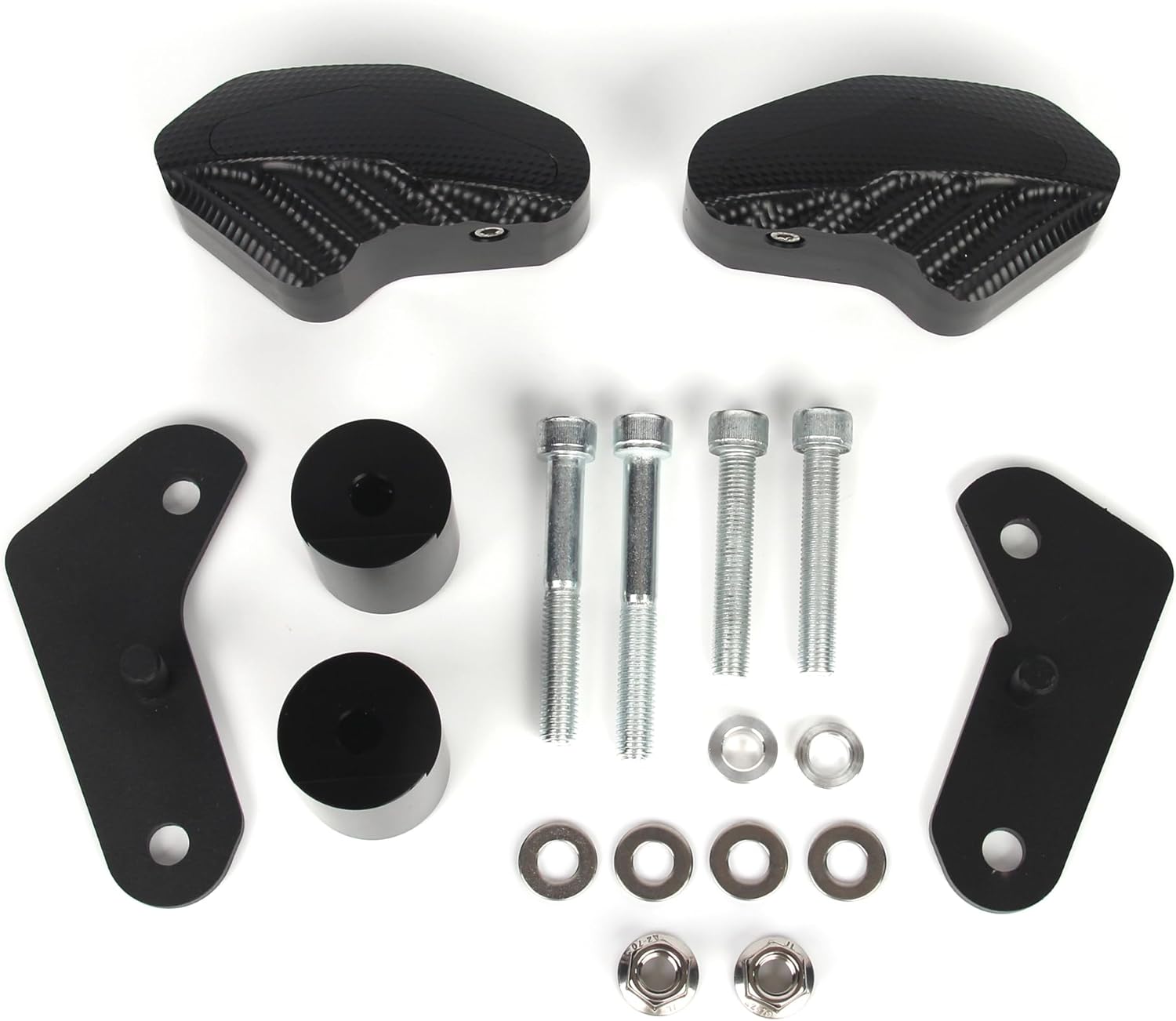 No Cut Frame Sliders Crash Protection for Suzuki GSXR 1000 GSXR1000R 2017-2023, Motorcycle Accessories Parts Black