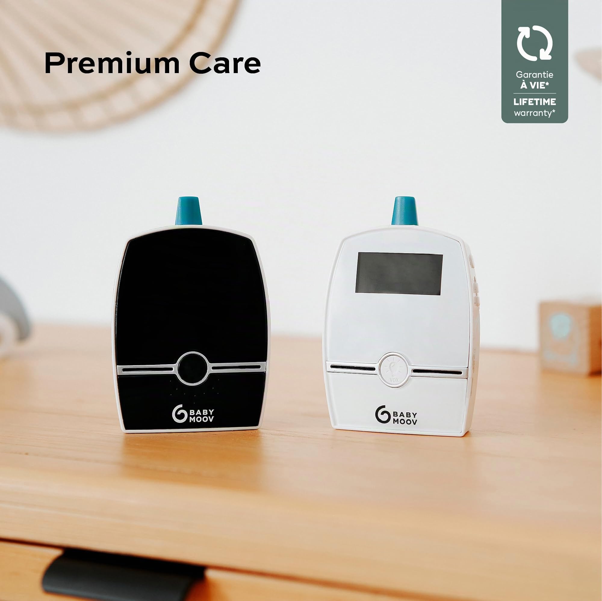 Babymoov Premium Care Vigilabebés de audio 1400 m, Unisex, 1400 m, Negro