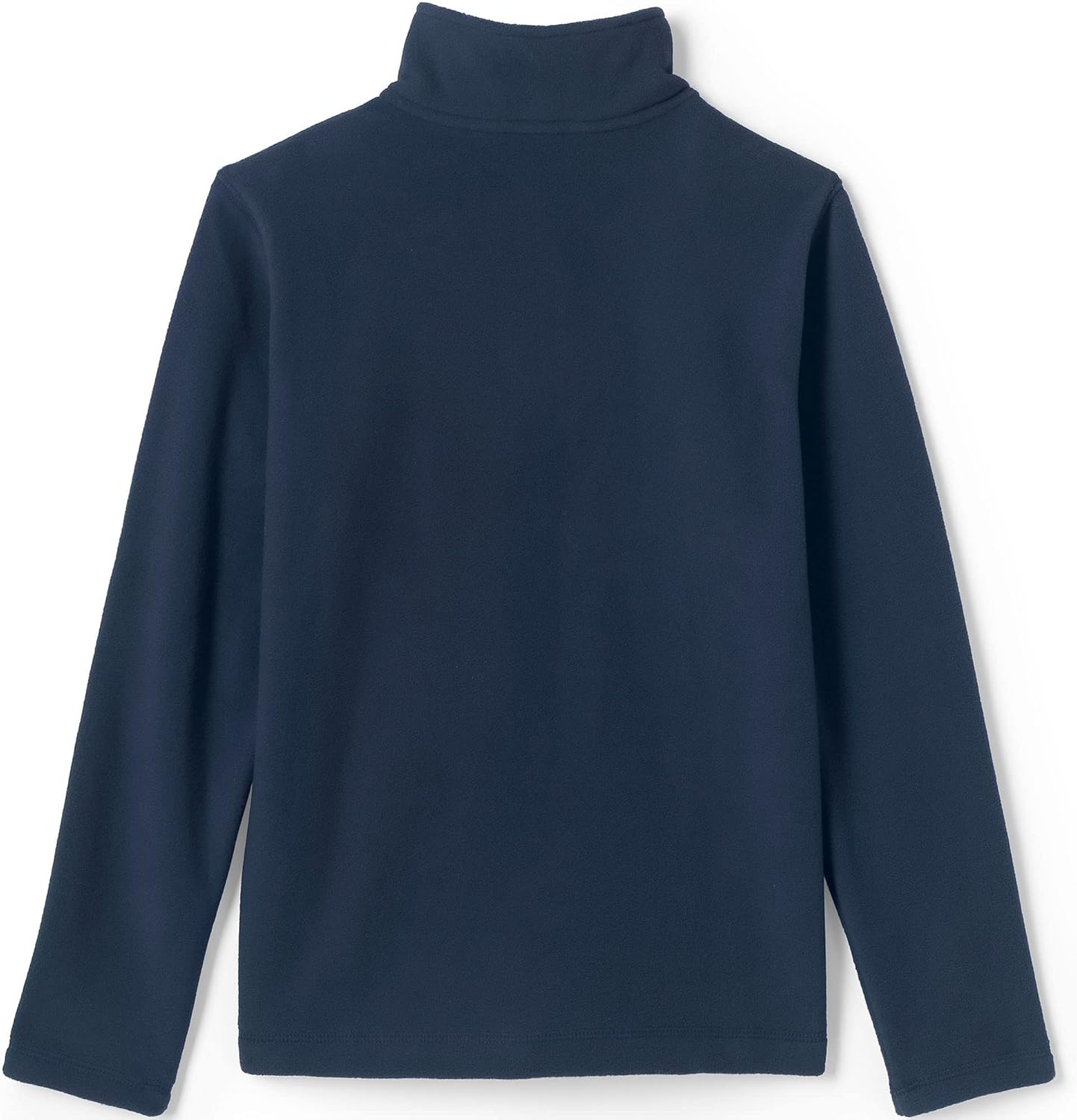 Lands' End School Uniform Kids Lightweight Fleece Quarter Zip Pullover - Image 2