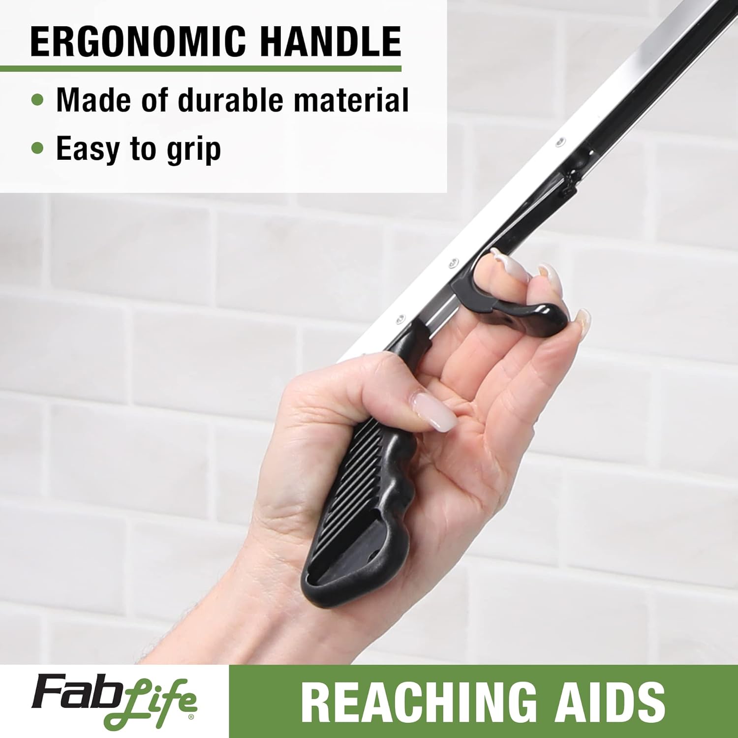 FabLife Reaching Aids for Mobility, Hip Replacement, Knee and Back Surgery, Rehabilitation, Physical Therapy, Recovery Daily Living Aid Grabber Magnetic Reacher Extended Reach with Easy Trigger : Health & Household