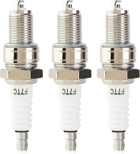 Paquete de 3 bujías F7TC para generador GCV190 GCV160 GX390 GX340 GX270 GX240 GX200 GX160 GX120 Go Kart Mini Bike cortacésped bomba de agua tractor