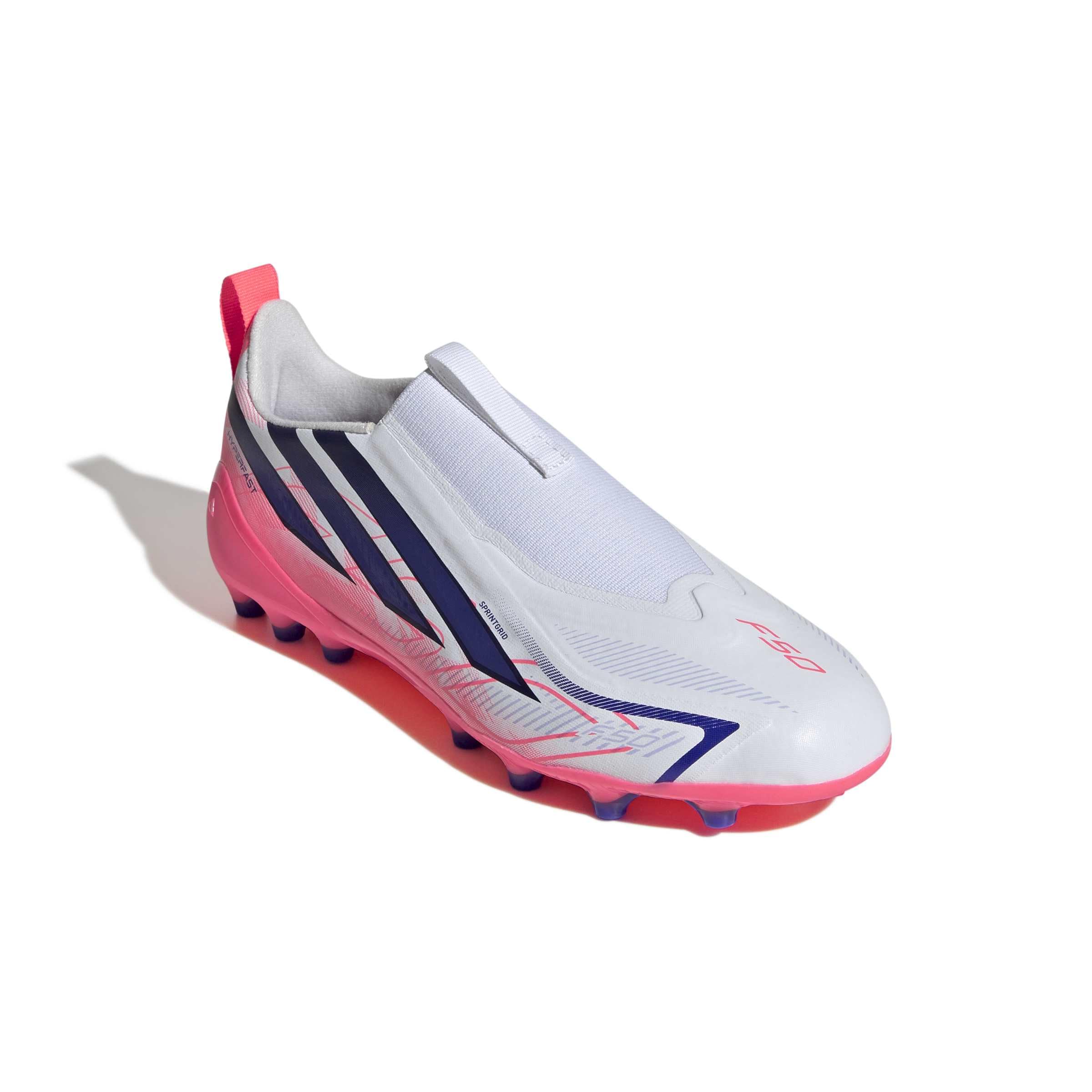 adidas Unisex Kinder F50 Hyperfast League Laceless Artificial Ground Football Boots KidsSCHUHE
