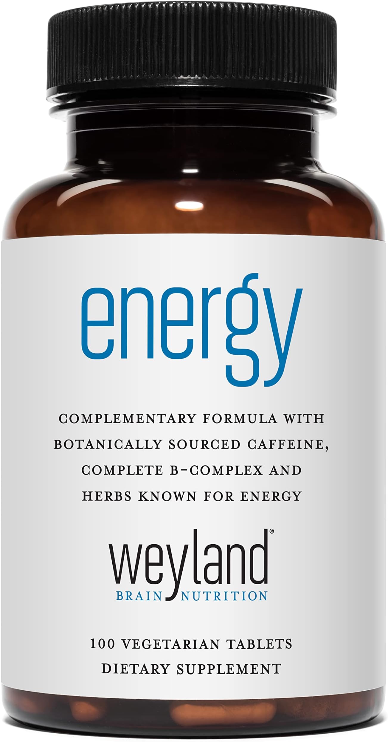 Weyland: Energy - Complimentary Formula w/ Botanically Sourced Caffeine, Complete B-Complex and Energy Supportive Herbs