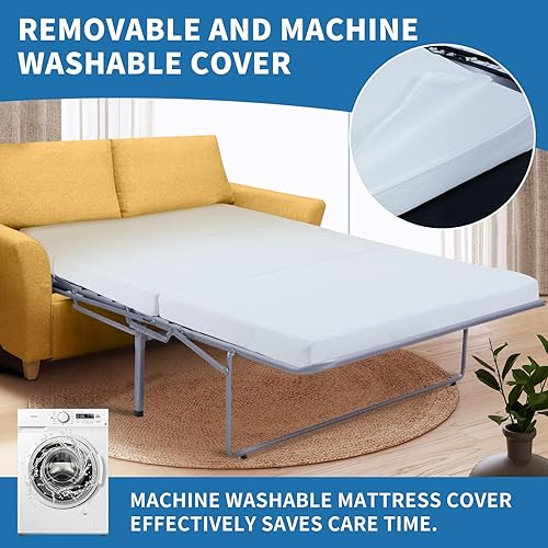 Miniatura 4 de SUNYRISY Colchón futón, colchón japonés grueso, colchón plegable de suelo, colchón enrollable de tatami para dormir, tumbona de suelo, cama de