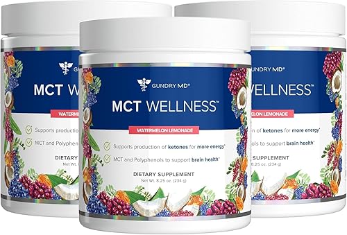 Gundry MD MCT Wellness Powder to Support Energy, Ketone Production
