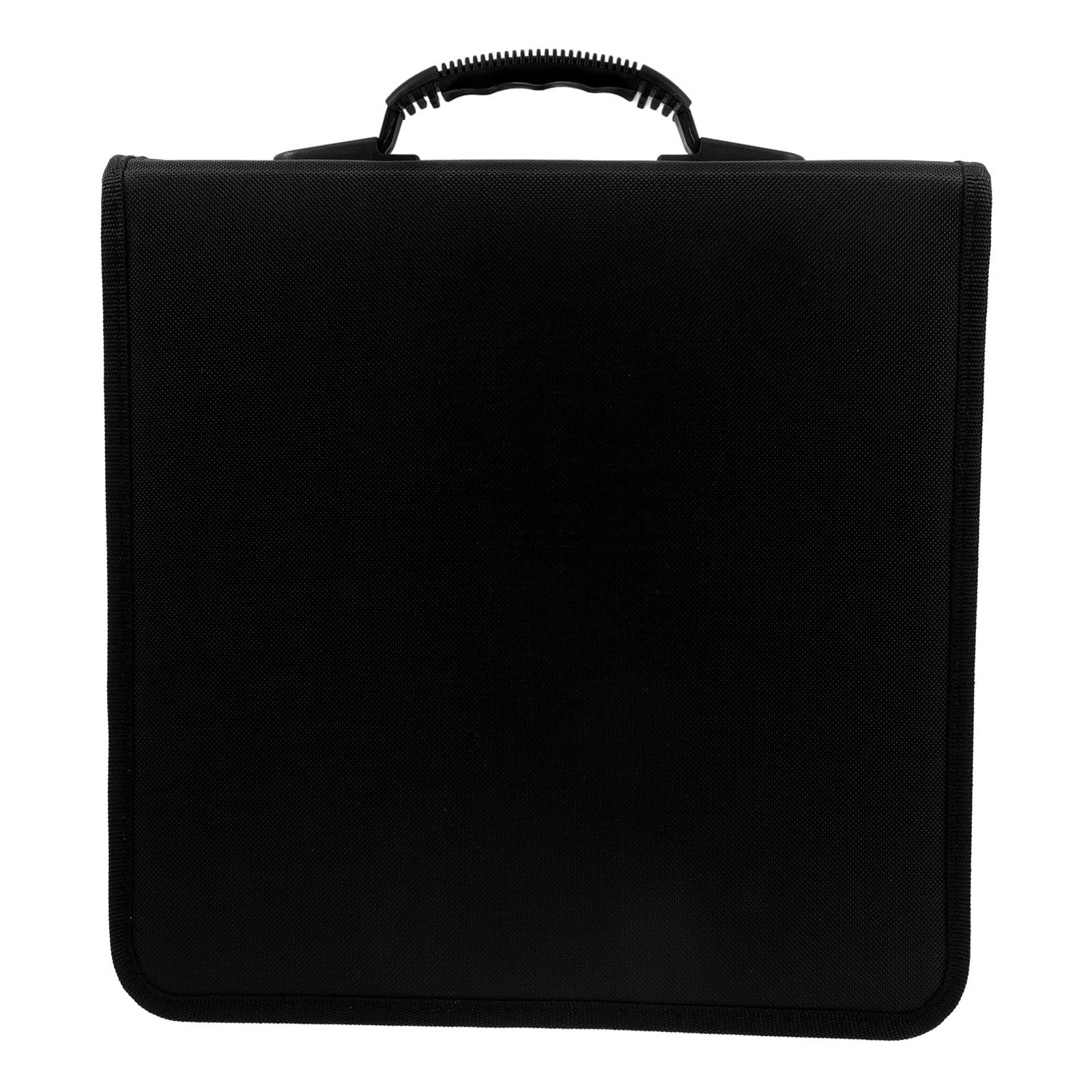 Estuche Grande para Guardar CD y Dvd con Capacidad para Discos Organizador Portátil de Pu Cuero Resistente con Asa Funda para Almacenamiento de Discos para Coche Hogar y Viajes