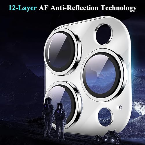 Miniatura 4 de YWXTW Protector de lente de cámara para iPhone 14 Pro MaxiPhone 14 Pro, actualización de 5 generación Anillo de metal galvanizado Protector de