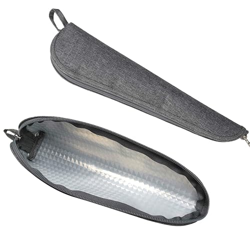 Aosbos Travel Utensil Set Carrying Case Pouch (Grey)