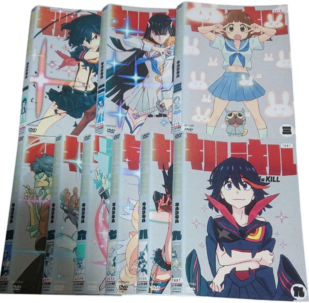 キルラキル 全6巻 🏇キルラキル DVD 全巻セット 全9巻 キルラキル DVD