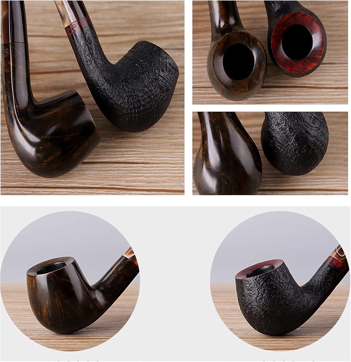 お買得 タバコパイプキット パイプクリーナー ブライアパイプタバコ メンズ喫煙セット 9mmフィルターエレメント ハンドメイド木製パイプ 039s Size Therapeuticapillows Ca