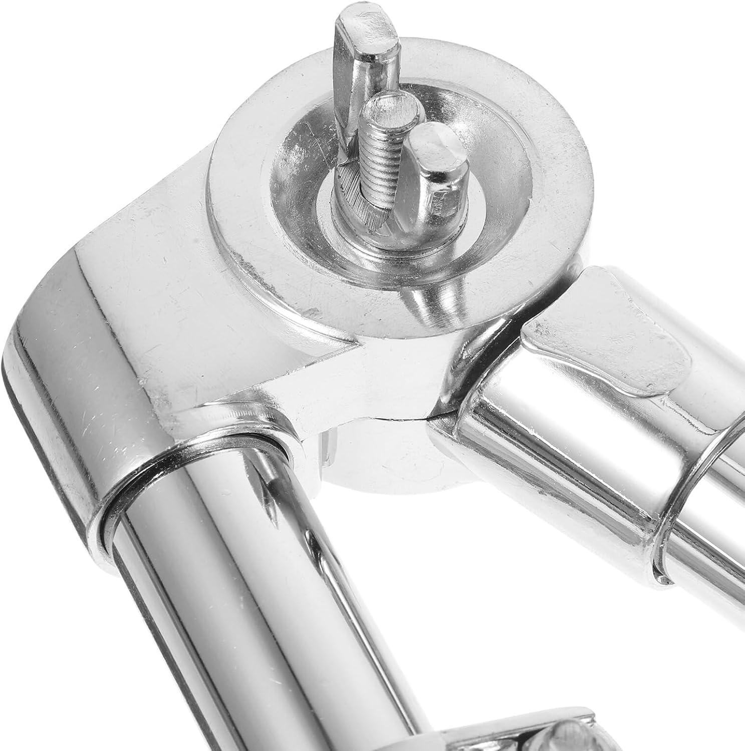 Tom Drum Holder Bracket Adjustable Suspension Mount Stand for Percussion Instrument Drum Hardware Silver Metal Replacement Performance Accessory