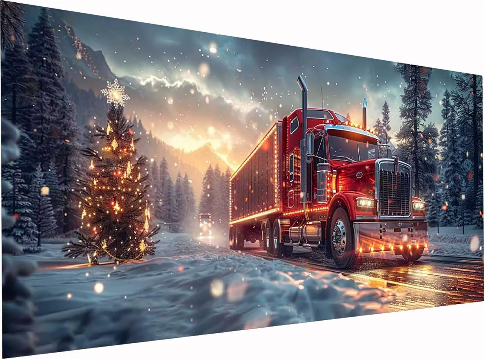 Camion Diamond Painting Grandi Dimensioni 80x160cm, Diamond Painting F-9574