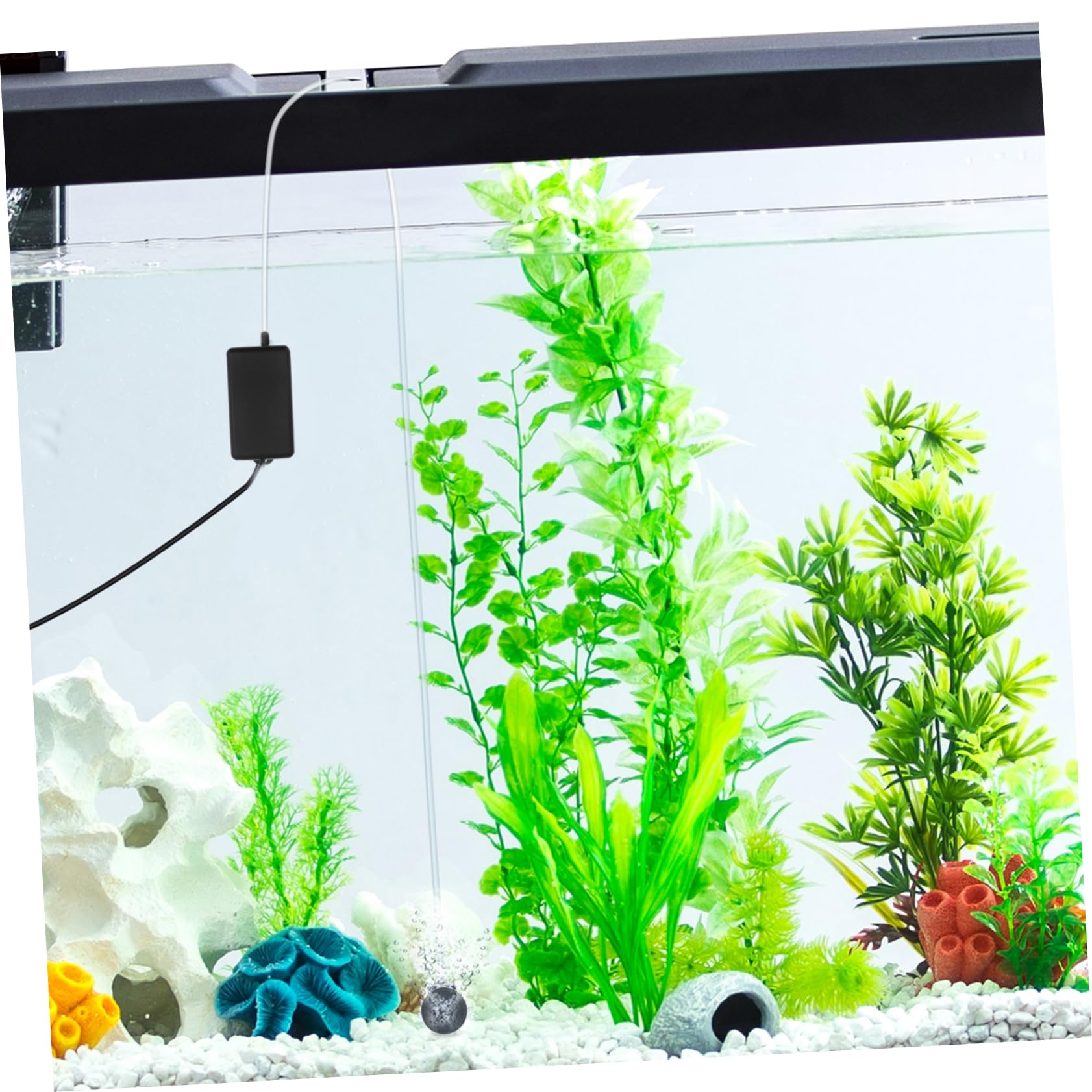 PRETYZOOM Bomba De Oxígeno Solar para Estanques Bomba De Aire para Acuarios Aireador para Peceras para Estanques De Peces Accesorio para Peceras