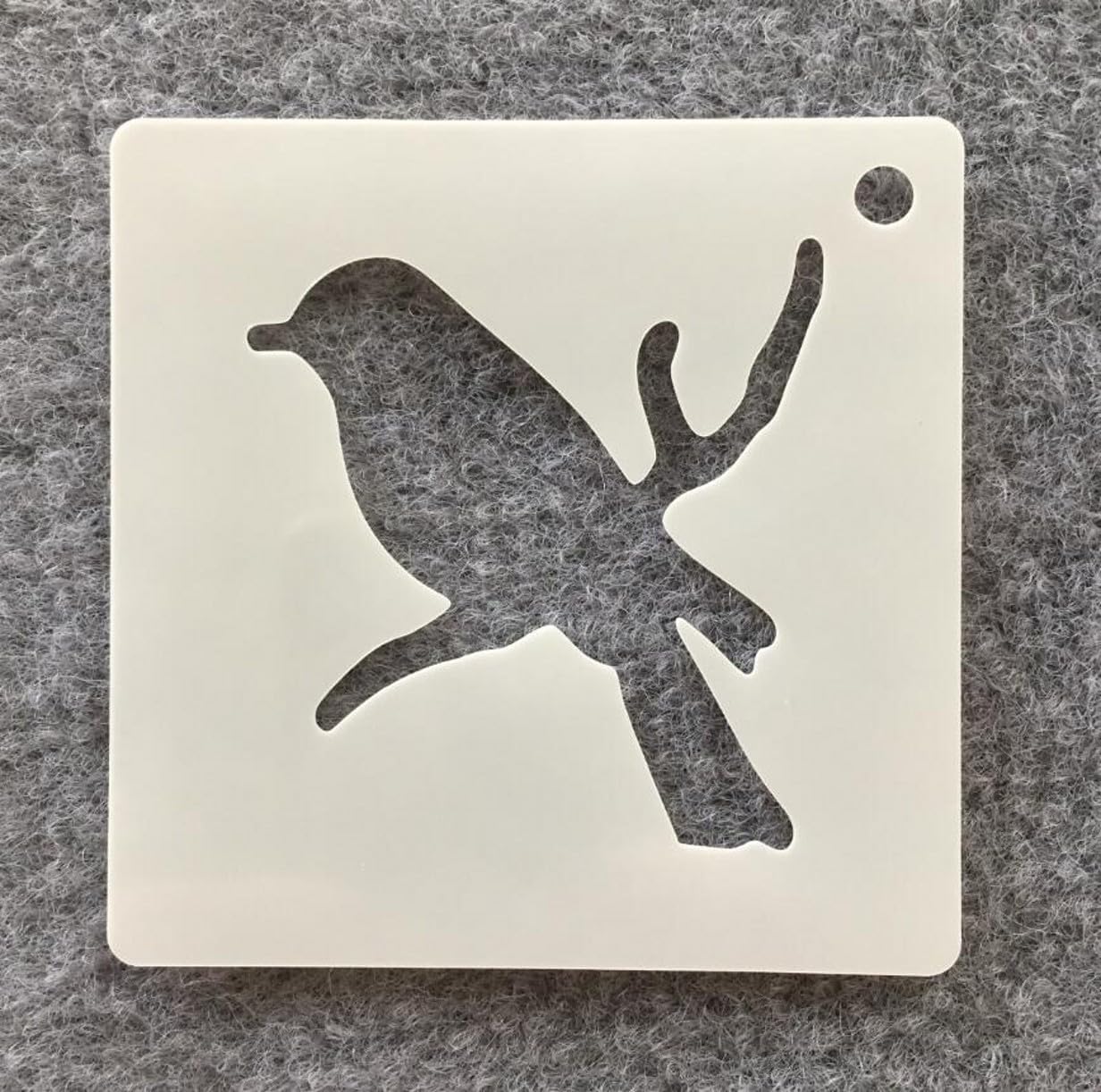 Reusable Plastic Craft Stencils,14 Unique Patterns 7.6×7.6cm Airbrush Painting Templates