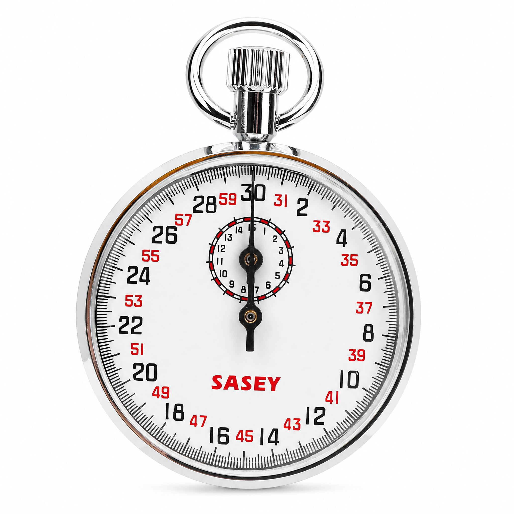 Chronomètre Mécanique, Chronographe de Sport, Alarme J12001, Chronomètre de Sport Numérique, Minuterie Analogique Continue de 6 Heures avec Boucle de Suspension