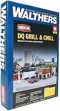 WalthersCornerstone DQ Grill & Chill Structure Kit, HO Scale