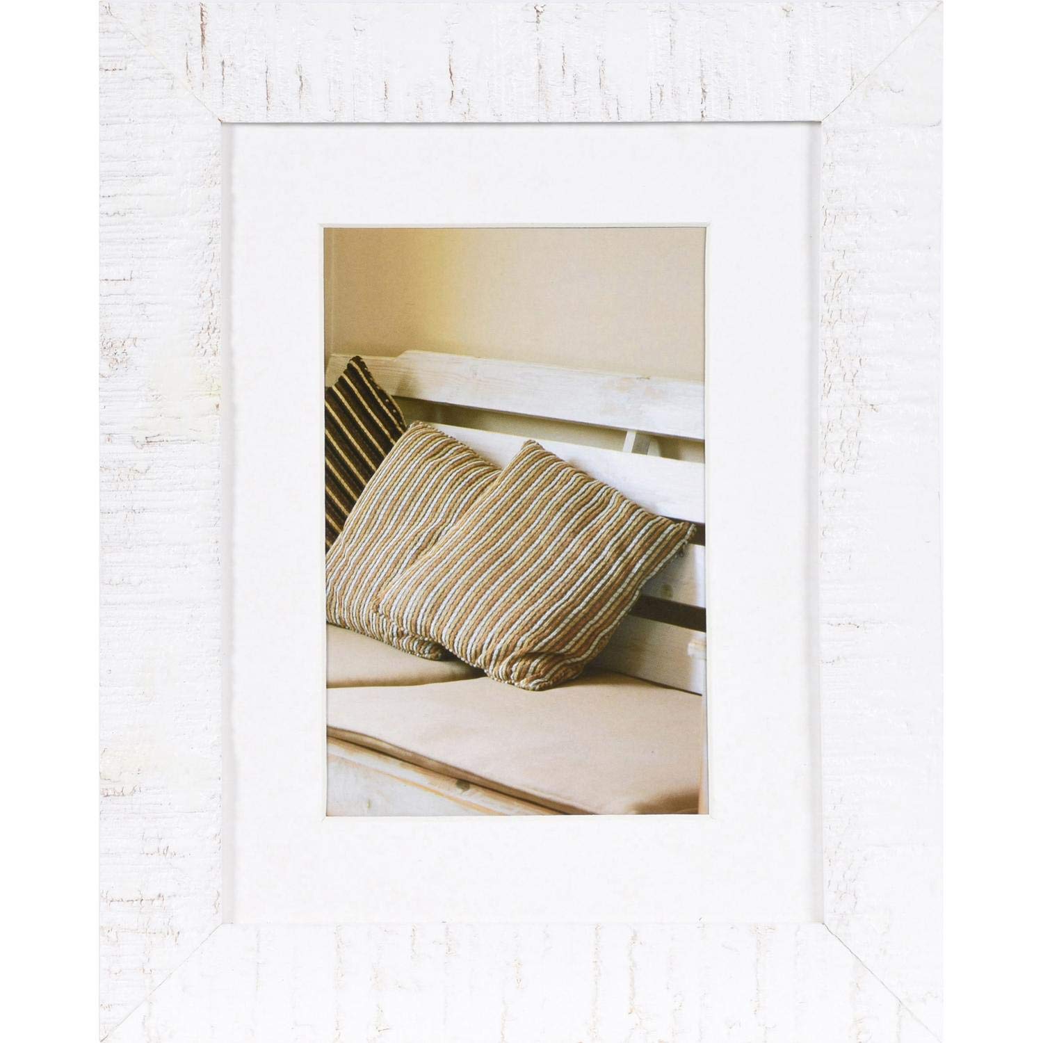 Henzo Driftwood Bilderrahmen 15 x 20 cm – Weiß/Beige, Holzoptik