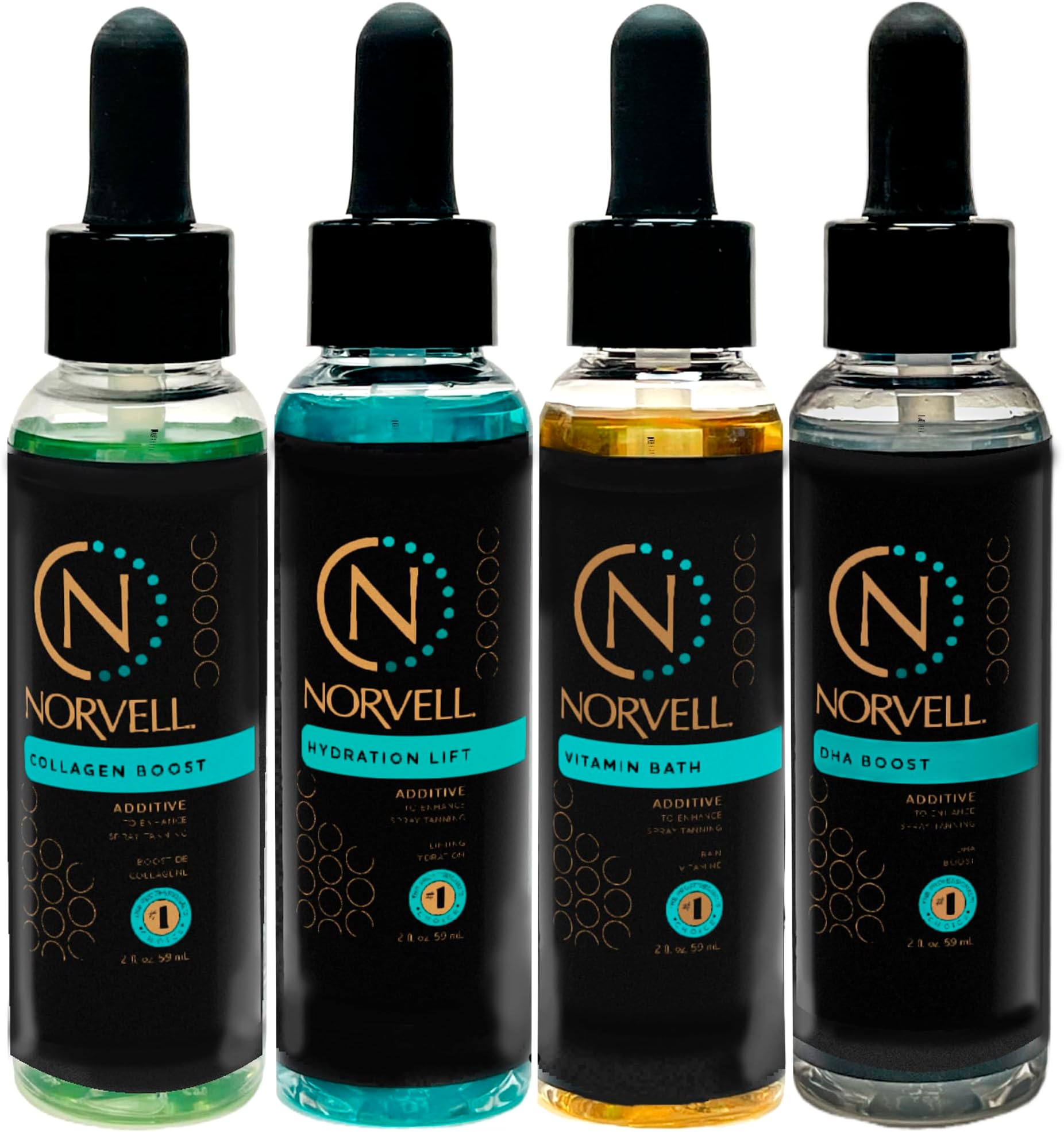 Pro Lab Kit – Professional Spray Tan Additives with DHA Boost, Hydration Lift, Collagen Boost & Vitamin Bath – Custom Sunless Tanning Results