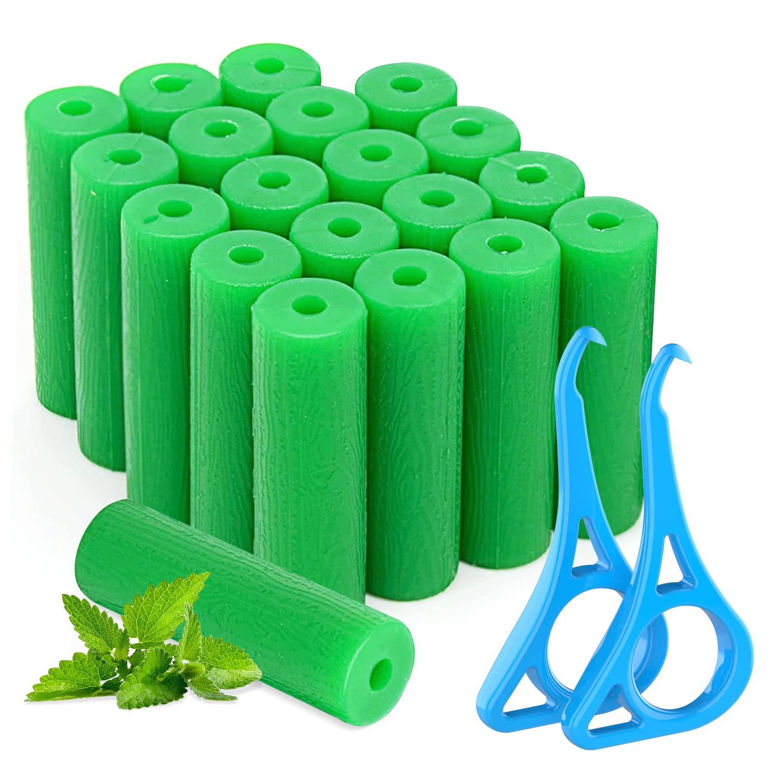 20 Pieces BVN Aligner Chewies for Aligner Chompers Aligner Trays Seater, Orthodontic Dental Chewies, Mint Scent Green