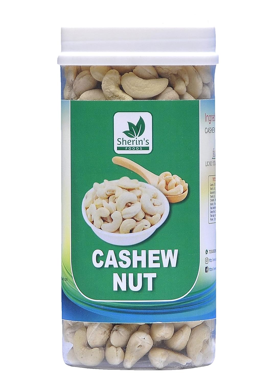SHERINS FOODS CASHEW NUTFULL OF NUTRIENTSPACK OFF 600gm Amazon.in