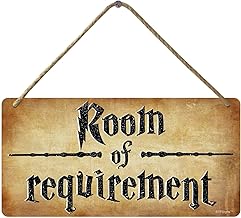 Room Of Requirement Wooden Hanging Sign Fantasy And Wizardry Theme Sign Funny Room Decor 6x12 Inch