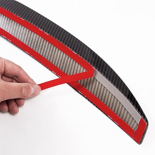 Miniatura 6 de SZYANG Alerón compatible con Honda Civic Hatchback 2022 2023, alerón trasero, alerón de maletero de ABS, repuesto para accesorios Honda Civic 2022