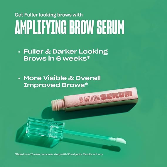 Babe Original Amplifying Brow Serum for Thicker-Looking Eyebrows, 3mL