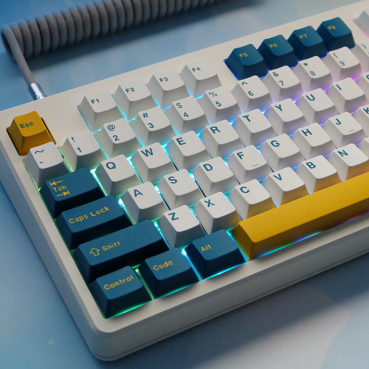 Merlin Keycaps 171 Keys ABS Doubleshot Keycaps Cherry Profile Merlin