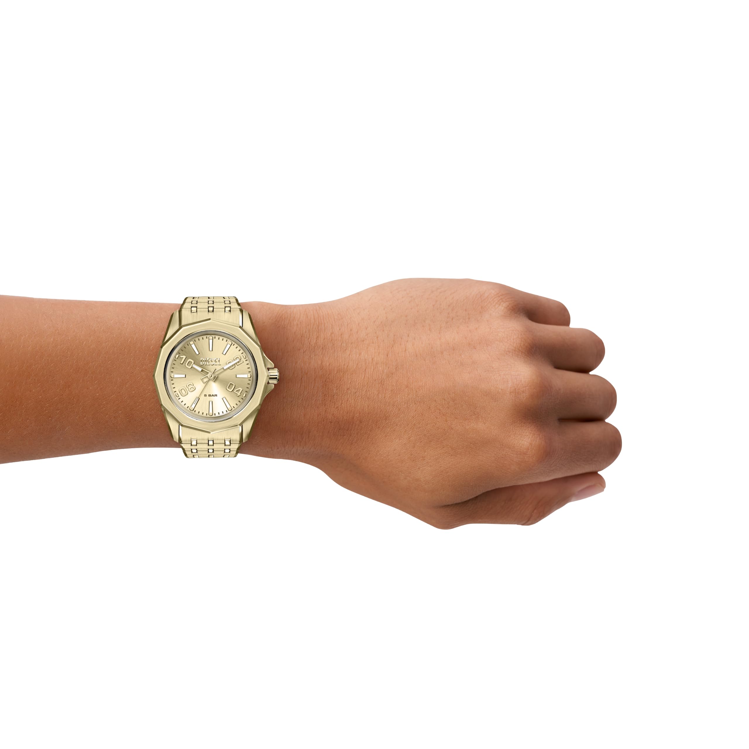 Diesel Stinger Reloj de Acero Inoxidable en Tono Dorado para Hombre, DZ2239