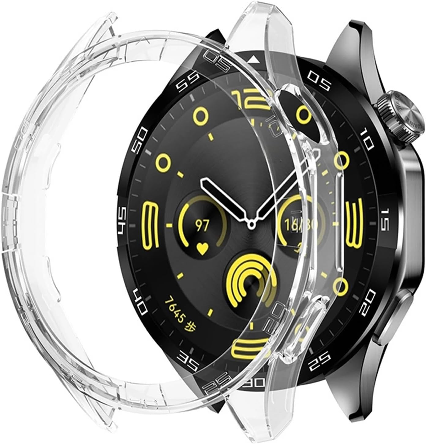 Case for Huawei Watch GT 4 46mm Protective Case PC Hard Bumper for Men's Women's GT4 Accessories no Screen Protector Glass