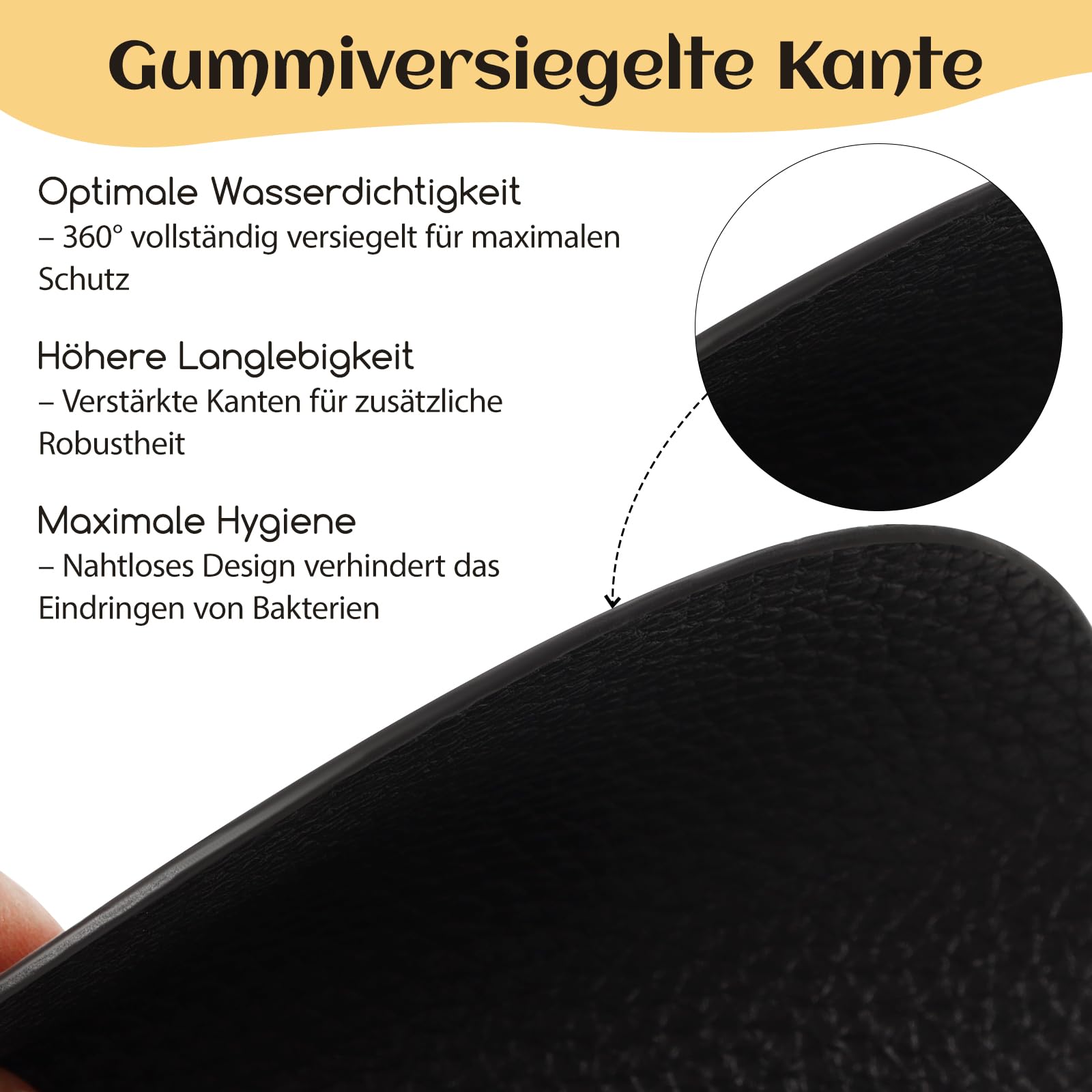 Set 12 Sottobicchieri In Vetro Con Supporto - Double Face In Pelle Sintetica (Grigio+Nero) - Foto 5