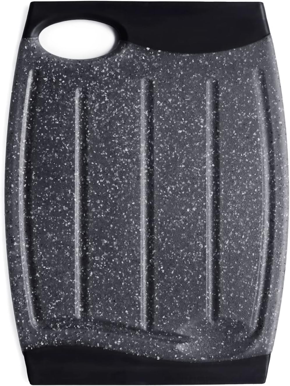 Mini Cutting Board, Plastic, Non-Slip Eds, Multiple Juice Grooves,