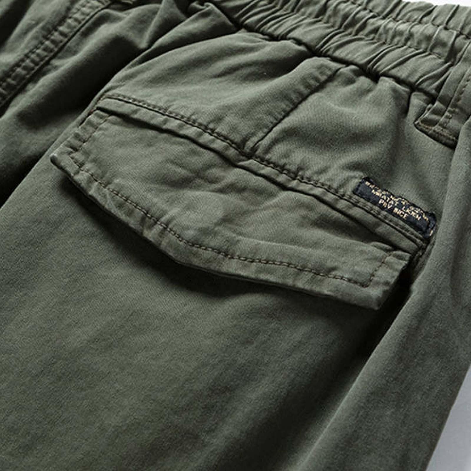 Cargohose Herren Jeans Stretch Cargo Hose Mit Vielen Taschen Camouflage Freizeithose Elastische Taille Arbeitshose Mit Gummizug Jogginghose Militär Hosen Trekkinghose