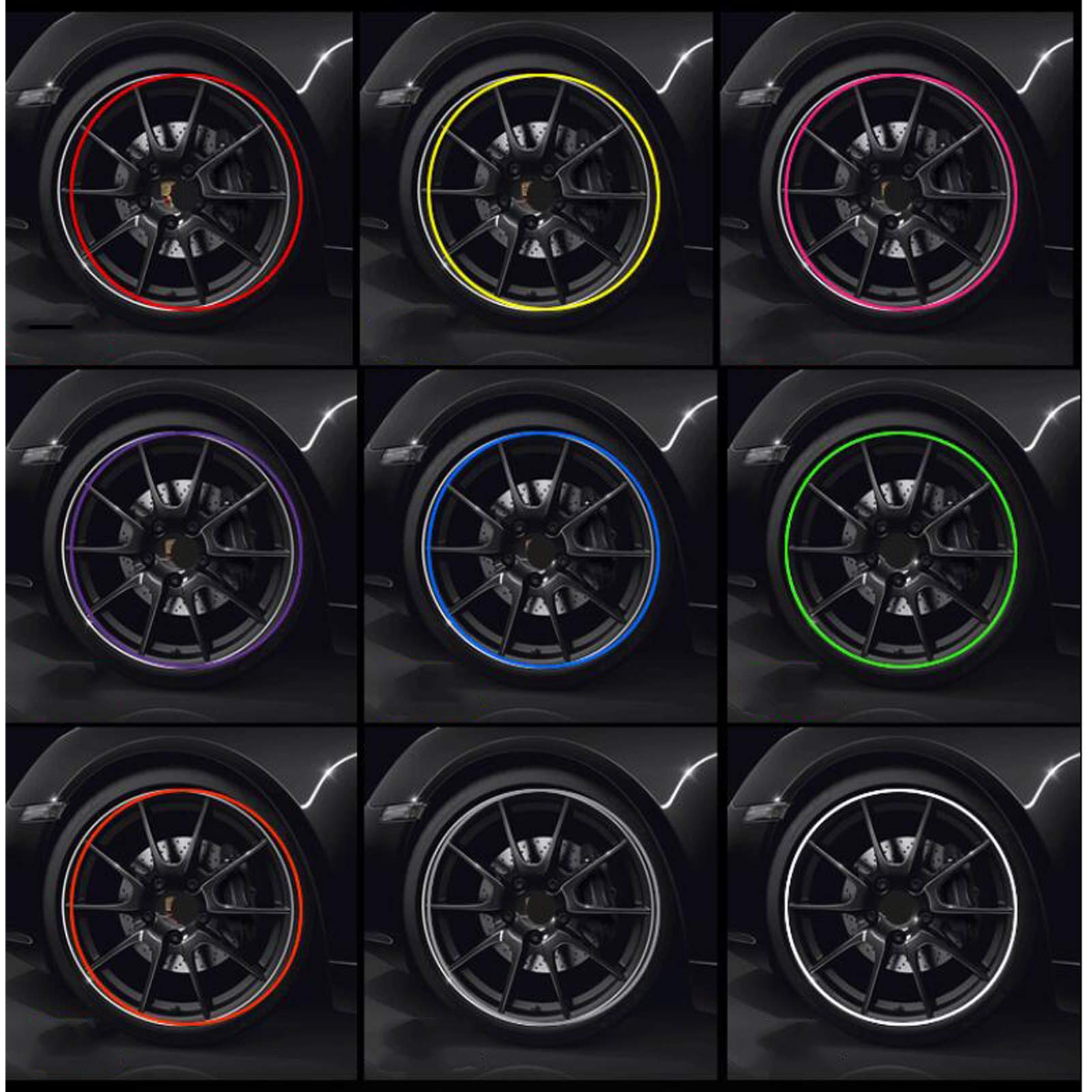 1 Rouleau De Ruban Adhésif PE Pour Jantes De Voiture, Protection Contre