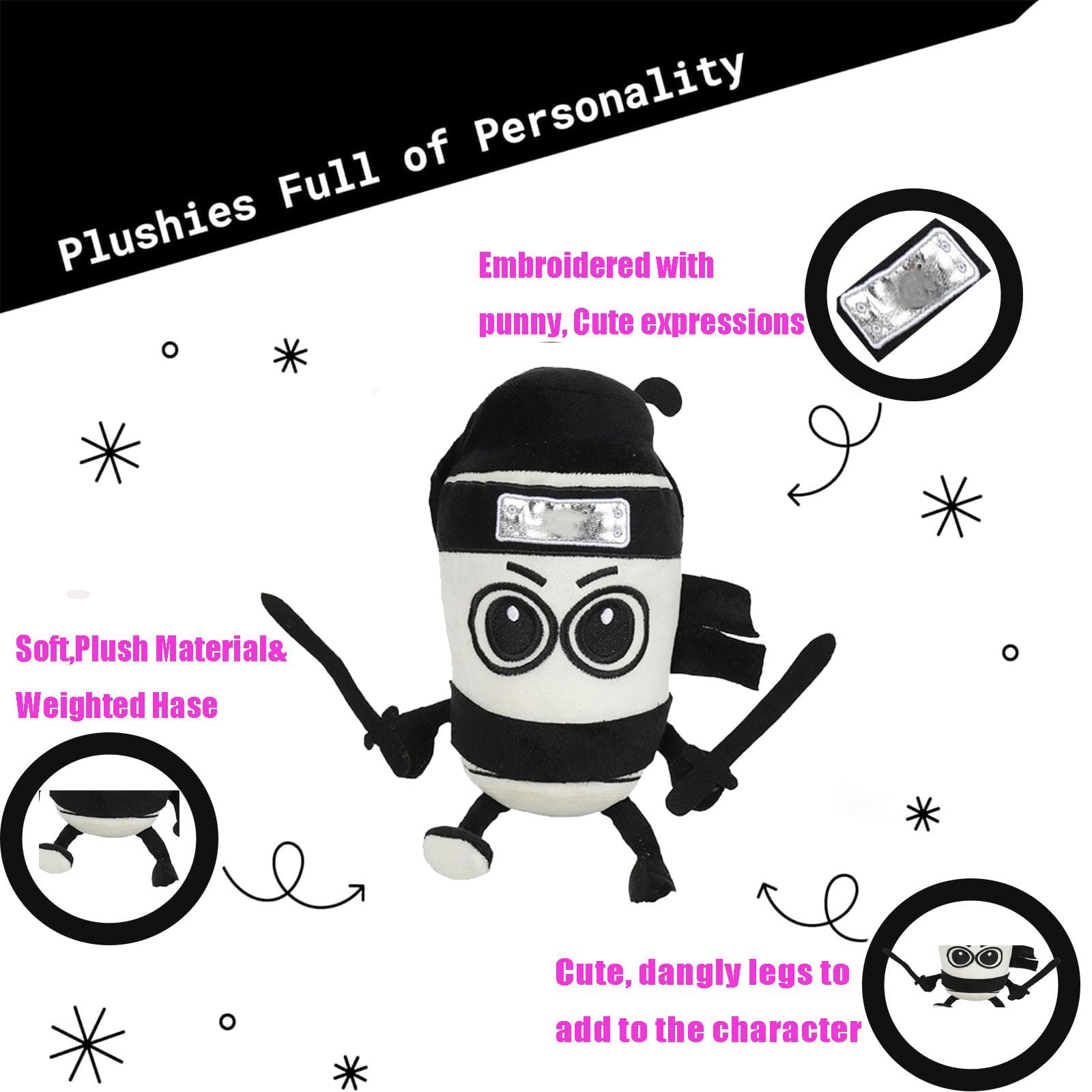 Ballerina Cappuccino Kuscheltier 24cm | Brainrot Plüsch Für Kinder & Erwachsene