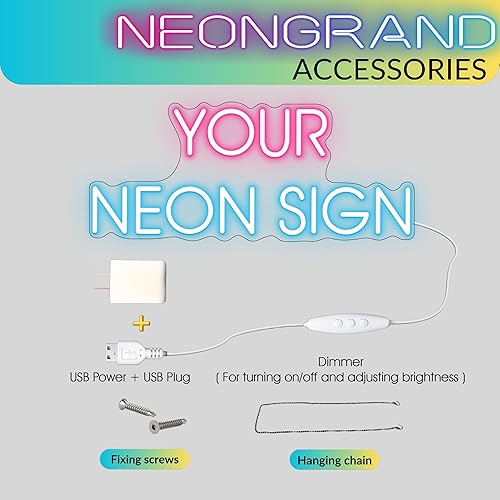 Miniatura 5 de Letrero LED de neón abierto para negocios, luces de neón de brillo ajustable para fiestas, bares, tiendas de salones, decoración de pared de hotel,