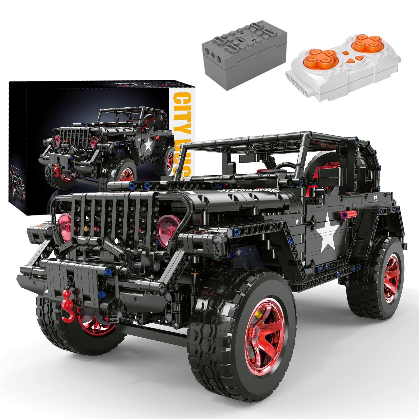 Amazon.co.jp: RC オフロード SUV ラングラー ブラック