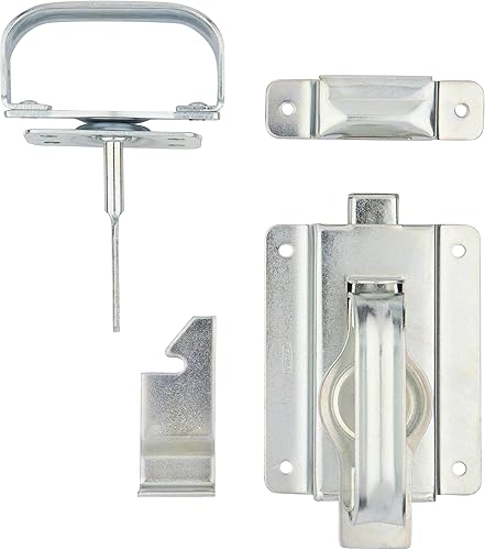 Miniatura 4 de National Hardware N101-600 V25 Pestillo de puerta oscilante en zincado, 38 pulgadas