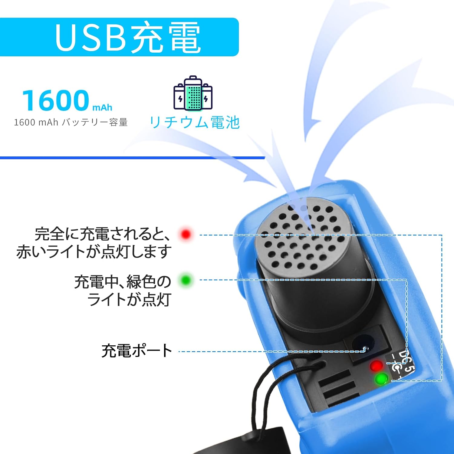 INFURIDER YF-5800G USB Charging