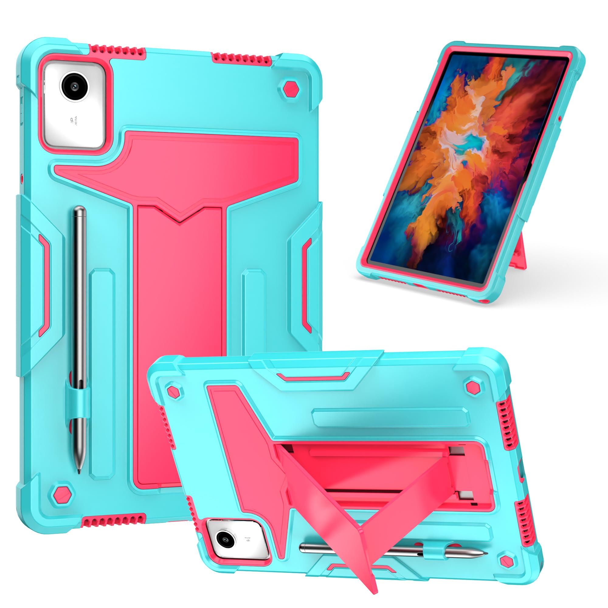 GIVEITALL for Lenovo Tab M11 Case Kids (TB-330FU/330XU) 11 Inch,Full Body Drop-Proof Protection Case for Lenovo M11 Tablet with Stand & Pen Holder (